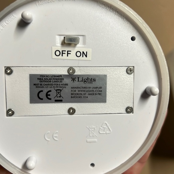 TWO Battery operated candles  - Never Used - Picture 3 of 3